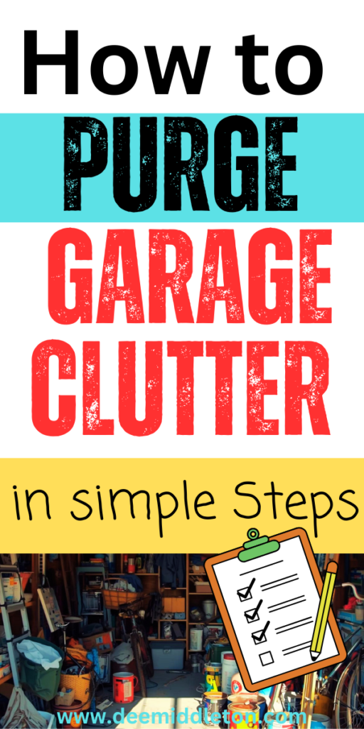 Easy Garage Declutter - Declutter GarageHousekeeping ScheduleGarage ClutterGarage Organization TipsClutter SolutionsDeep Cleaning ChecklistMessy HouseClean GarageGarage Organize
