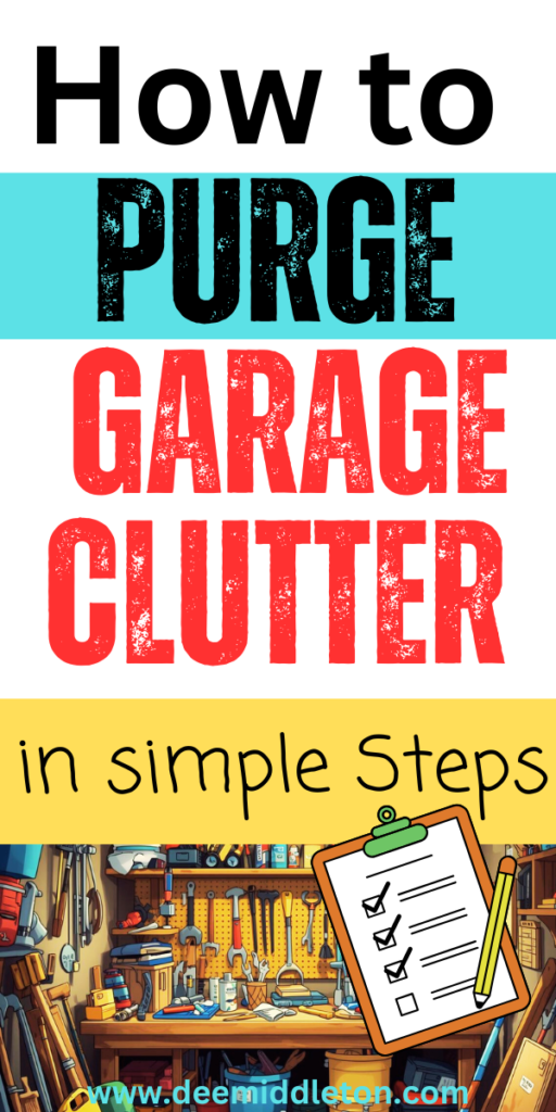 Easy Garage Declutter - Declutter GarageHousekeeping ScheduleGarage ClutterGarage Organization TipsClutter SolutionsDeep Cleaning ChecklistMessy HouseClean GarageGarage Organize