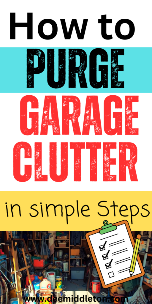 Easy Garage Declutter - Declutter GarageHousekeeping ScheduleGarage ClutterGarage Organization TipsClutter SolutionsDeep Cleaning ChecklistMessy HouseClean GarageGarage Organize