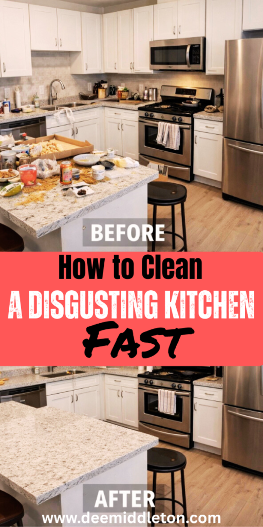 How to Clean a Disgusting Kitchen Fast - Deep Clean Kitchen ListDeep Clean Kitchen ChecklistKitchen Deep Cleaning StepsDeep Cleaning Kitchen ChecklistKitchen Checklist CleaningNon-toxic Kitchen CleaningAffordable Natural Cleaning MethodsKitchen Deep Cleaning ChecklistDeep Cleaning Kitchen Pdf