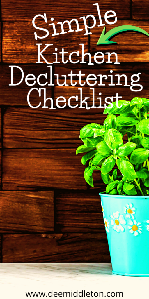 Simple Kitchen Decluttering Checklist - Kitchen Decluttering GuideKitchen DeclutteringDecluttering KitchenDeclutter Kitchen ListKitchen Declutter ChecklistHow To Declutter UtensilsKitchen Checklist CleaningTips For Decluttering Kitchen Utensils30-day Decluttering Challenge Printable Checklist