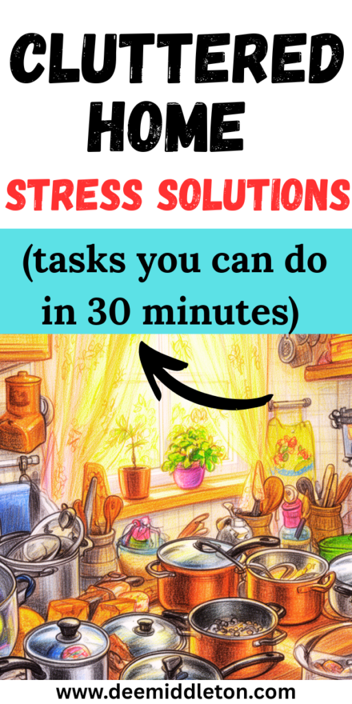 Cluttered Home Stress Solutions (tasks you can do in 30 minutes) - Spring Cleaning DeclutterEasy House Cleaning ScheduleHome Cleaning RemediesDeclutter HelpHome Maintenance ScheduleClean ClutterEasy House CleaningHow To Be More OrganizedGetting Organized At Home