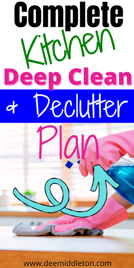 Complete Kitchen Deep Clean and Declutter - Cleaning List For KitchenClean The Kitchen ChecklistWeekly Kitchen Cleaning ChecklistClean Kitchen ChecklistDetailed Cleaning ListKitchen Clean ListMaster Cleaning ChecklistHow To Clean The KitchenWeekly Deep Cleaning Checklist
