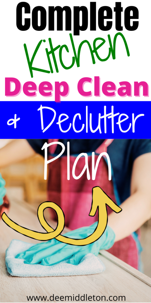 Complete Kitchen Deep Clean and Declutter - Cleaning List For KitchenClean The Kitchen ChecklistWeekly Kitchen Cleaning ChecklistClean Kitchen ChecklistDetailed Cleaning ListKitchen Clean ListMaster Cleaning ChecklistHow To Clean The KitchenWeekly Deep Cleaning Checklist