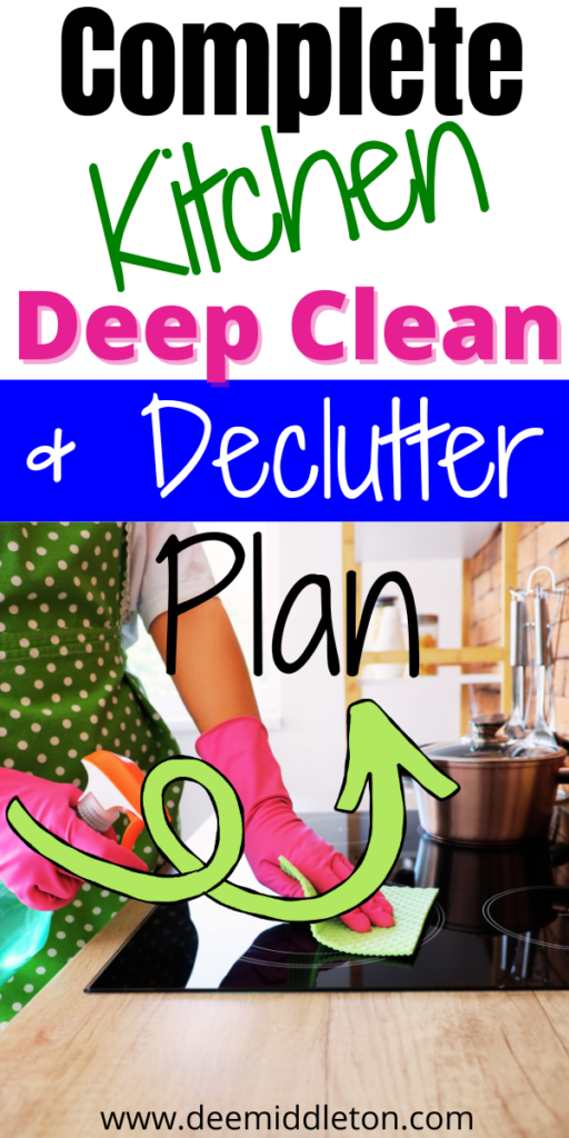 Complete Kitchen Deep Clean and Declutter - Cleaning List For KitchenClean The Kitchen ChecklistWeekly Kitchen Cleaning ChecklistClean Kitchen ChecklistDetailed Cleaning ListKitchen Clean ListMaster Cleaning ChecklistHow To Clean The KitchenWeekly Deep Cleaning Checklist