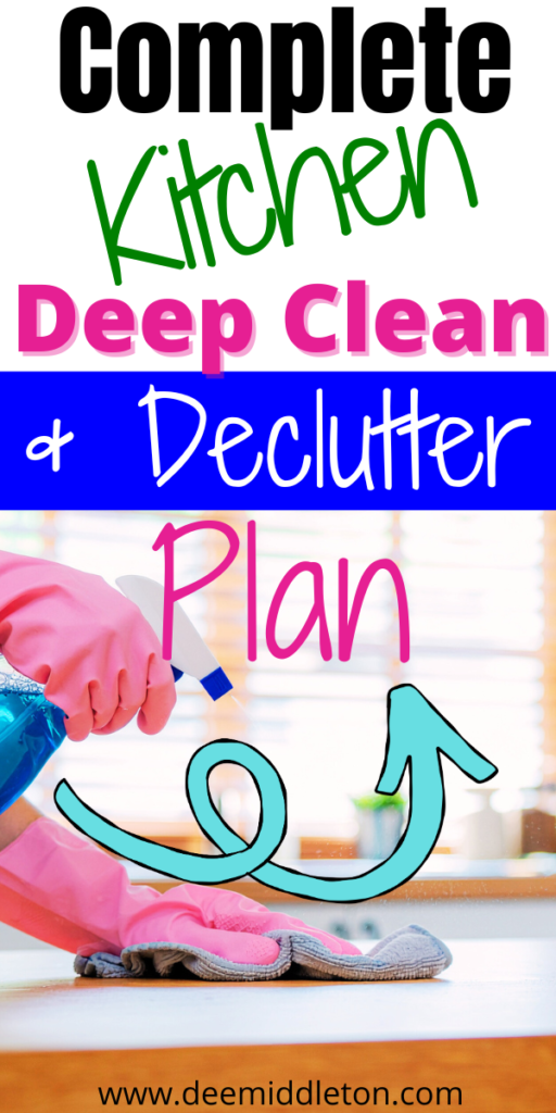 Complete Kitchen Deep Clean and Declutter - Cleaning List For KitchenClean The Kitchen ChecklistWeekly Kitchen Cleaning ChecklistClean Kitchen ChecklistDetailed Cleaning ListKitchen Clean ListMaster Cleaning ChecklistHow To Clean The KitchenWeekly Deep Cleaning Checklist