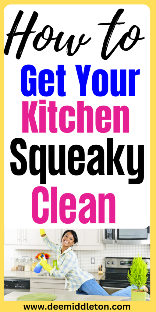 Kitchen Deep Clean - Cleaning List For KitchenClean The Kitchen ChecklistWeekly Kitchen Cleaning ChecklistClean Kitchen ChecklistDetailed Cleaning ListKitchen Clean ListMaster Cleaning ChecklistHow To Clean The KitchenWeekly Deep Cleaning Checklist