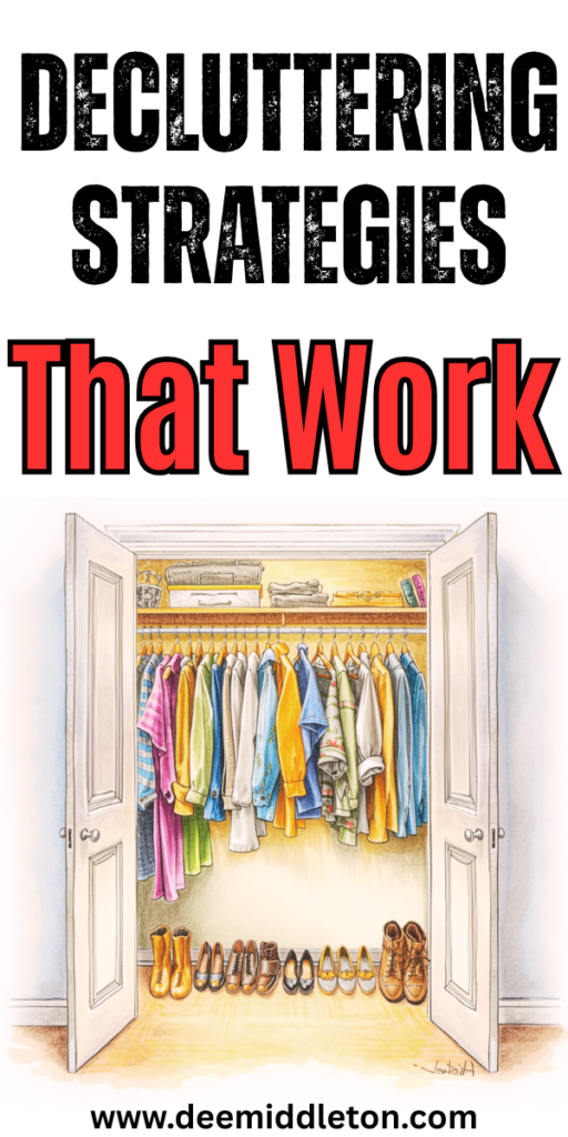 Decluttering Strategies (That Work) - Clutter SolutionsClean My HousePriorities ListClutter Free HomeBrain DumpTake ActionFeeling StuckDeclutterLetting Go