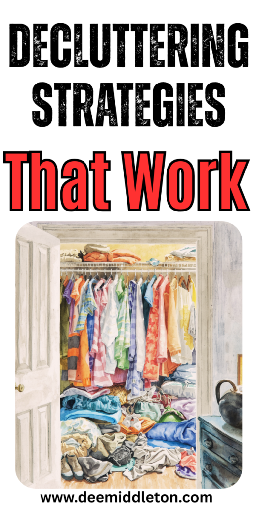 Decluttering Strategies (That Work) - Clutter SolutionsClean My HousePriorities ListClutter Free HomeBrain DumpTake ActionFeeling StuckDeclutterLetting Go