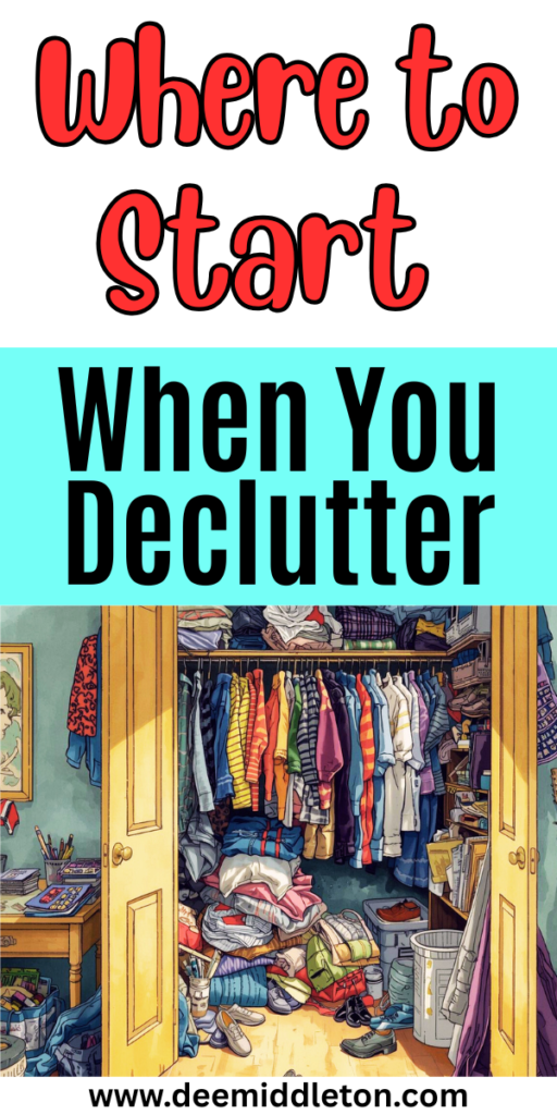 Where to Start When You Declutter - Clutter SolutionsClean My HouseClutter Free HomeFeeling StuckDeclutterHow Are You FeelingBring It OnFeelingsHow To Minimize ClutterOrganize And Clean HouseOrganizing InspoDeclutter OrganizationDeclutter EverythingFrugal Home OrganizationHome Organization DeclutterDecluttering Ideas OrganizingHow To Get Organized At Home