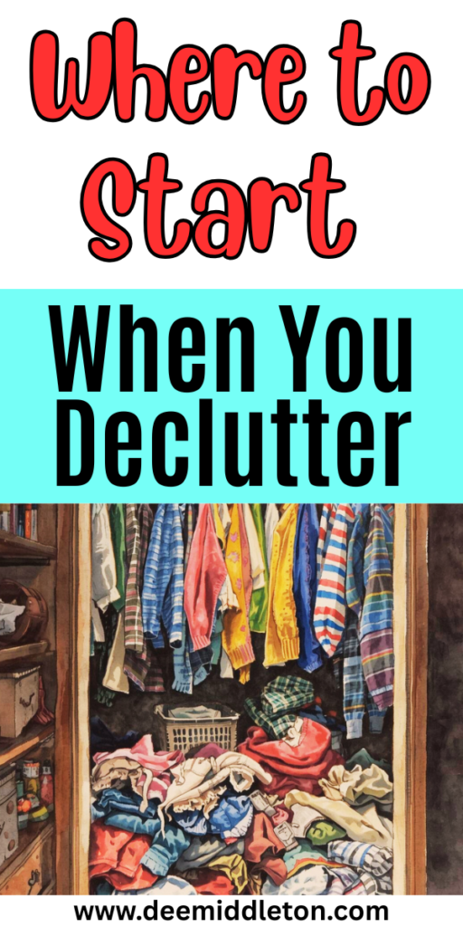 Where to Start When You Declutter - Clutter SolutionsClean My HouseClutter Free HomeFeeling StuckDeclutterHow Are You FeelingBring It OnFeelingsHow To Minimize ClutterOrganize And Clean HouseOrganizing InspoDeclutter OrganizationDeclutter EverythingFrugal Home OrganizationHome Organization DeclutterDecluttering Ideas OrganizingHow To Get Organized At Home