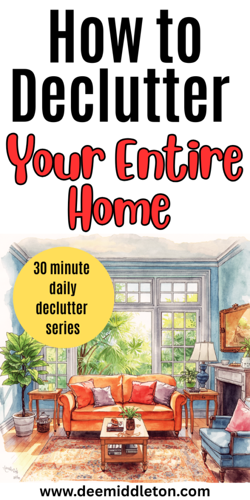 Declutter Series - Easy House Cleaning ScheduleDeclutter HelpHome Maintenance ScheduleHousekeeping ScheduleEasy House CleaningPrintable Calendar PagesClutter ControlDeclutter ChecklistDeep Cleaning Checklist