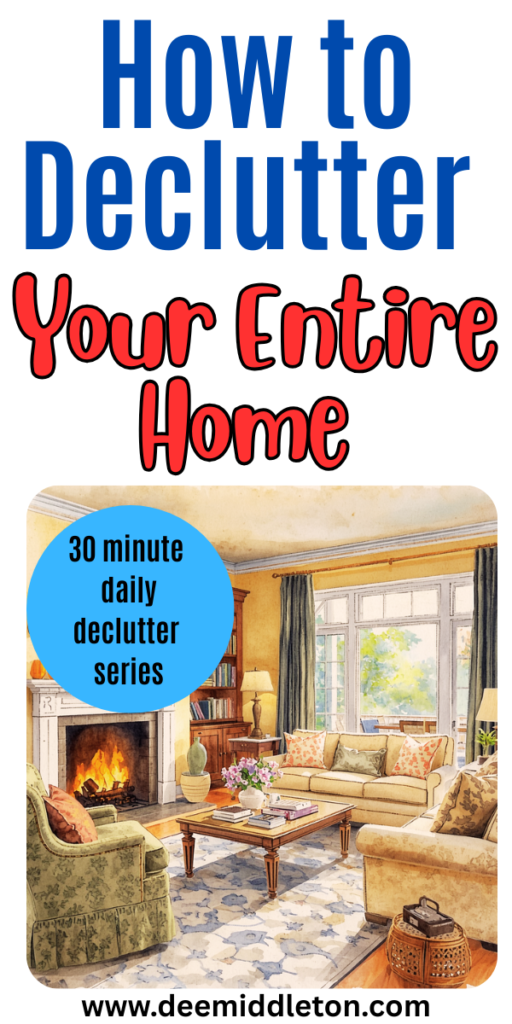 Declutter Series - Easy House Cleaning ScheduleDeclutter HelpHome Maintenance ScheduleHousekeeping ScheduleEasy House CleaningPrintable Calendar PagesClutter ControlDeclutter ChecklistDeep Cleaning Checklist
