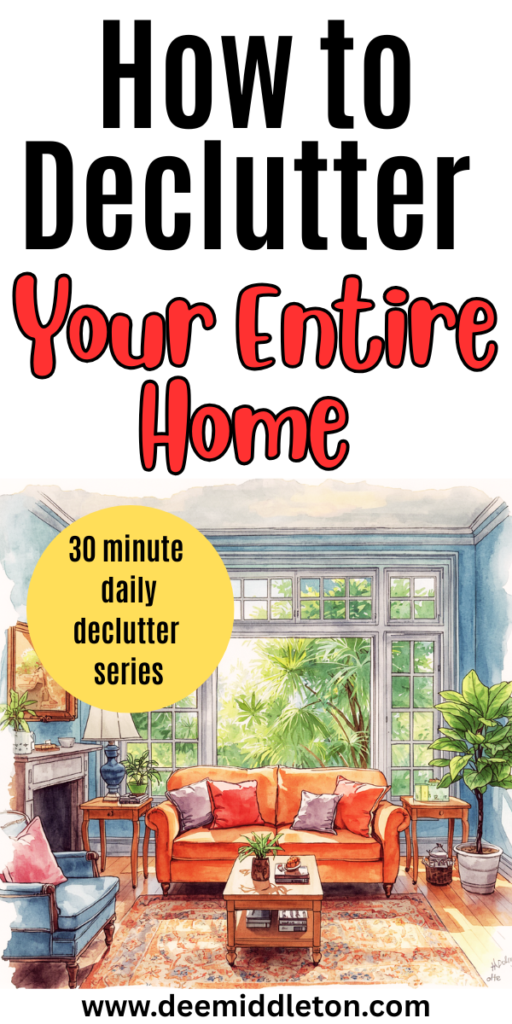 Declutter Series - Easy House Cleaning ScheduleDeclutter HelpHome Maintenance ScheduleHousekeeping ScheduleEasy House CleaningPrintable Calendar PagesClutter ControlDeclutter ChecklistDeep Cleaning Checklist