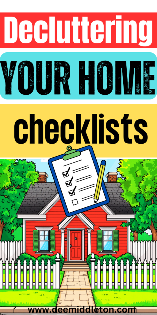 Best Decluttering Checklists (that you'll actually use) - Help Me Organize My HouseTo Do List For Home2026 Declutter ListEliminate ClutterDecluttering Room By RoomMonthly Declutter ChallengeDeclutter ListsDeclutter StorageDeclutter Room By Room