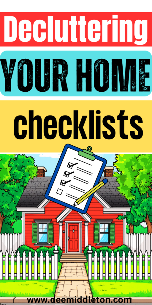 Best Decluttering Checklists (that you'll actually use) - Help Me Organize My HouseTo Do List For Home2026 Declutter ListEliminate ClutterDecluttering Room By RoomMonthly Declutter ChallengeDeclutter ListsDeclutter StorageDeclutter Room By Room