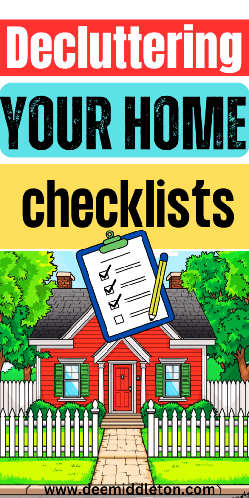Best Decluttering Checklists (that you'll actually use) - Help Me Organize My HouseTo Do List For Home2026 Declutter ListEliminate ClutterDecluttering Room By RoomMonthly Declutter ChallengeDeclutter ListsDeclutter StorageDeclutter Room By Room
