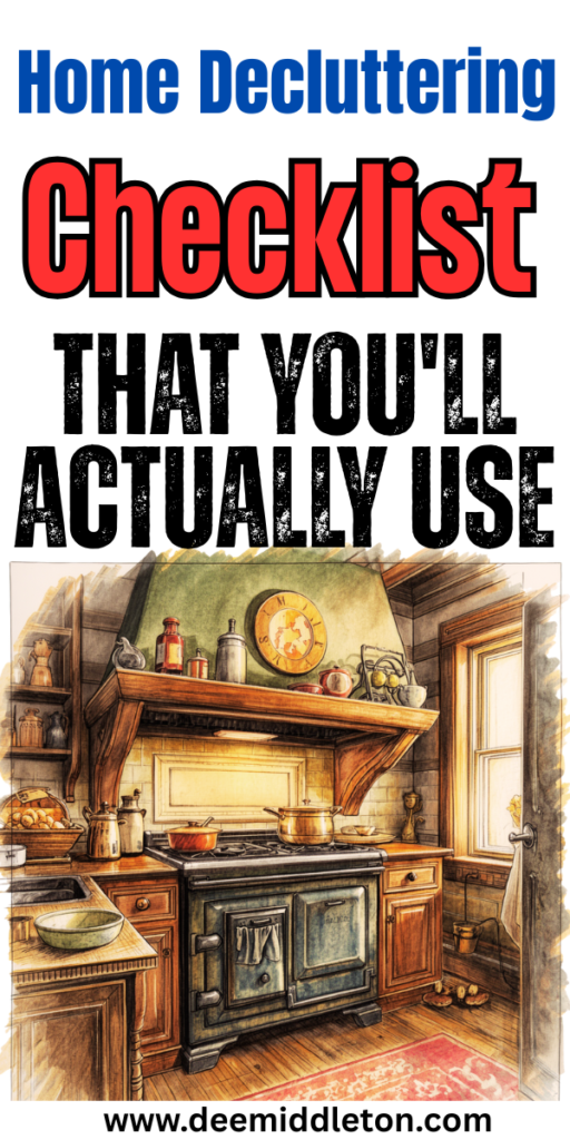 Home Decluttering Checklist (that you'll actually use) - Decluttering ChecklistFree Printable Decluttering ChecklistHow To Declutter Your HouseHuge Declutter Checklist To Get Rid Of Crap!Printable Decluttering ChecklistChecklist For Decluttering House2026 Declutter Challenge PrintableDecluttering ChartDecluttering Challenge Printable