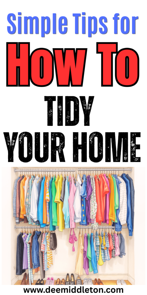 How To Tidy Your Home - Clean SpaceFast CleaningCleaning DayPeaceful HomeClutter FreeRoom SetupDiy Cleaning ProductsCool Rooms
