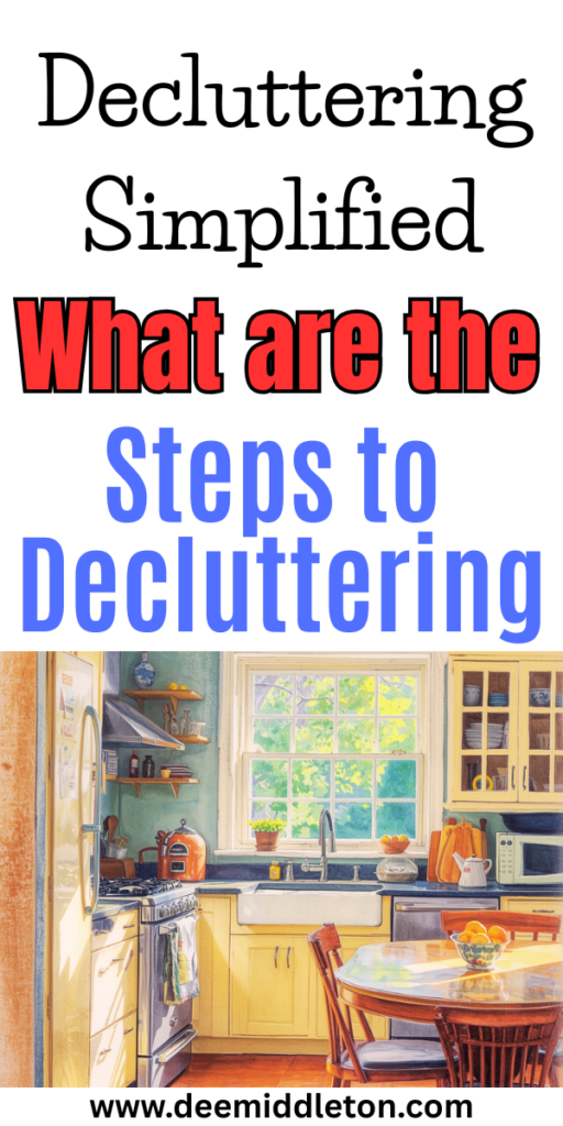 What are the Steps to Decluttering - Cleaning Out ClutterDecluttering Ideas Before And AfterCleaning Decluttering OrganizingDecluttering Before And AfterDeclutter ChartHouse Clear OutHome Clean OutHow To Declutter Bullet JournalLife Hacks Diy
