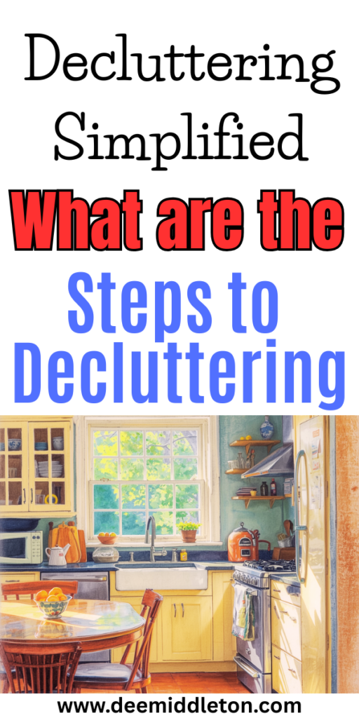 What are the Steps to Decluttering - Cleaning Out ClutterDecluttering Ideas Before And AfterCleaning Decluttering OrganizingDecluttering Before And AfterDeclutter ChartHouse Clear OutHome Clean OutHow To Declutter Bullet JournalLife Hacks Diy