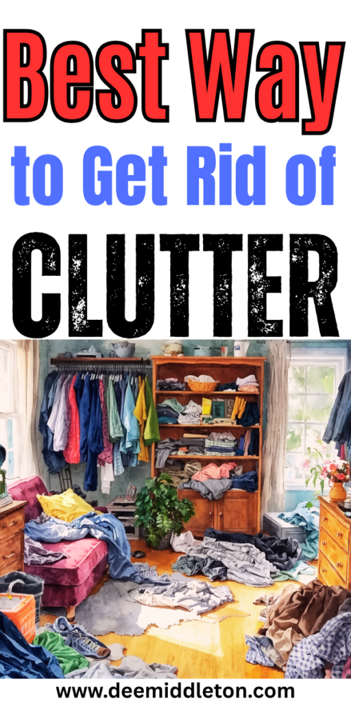 Best Way to Get Rid of Clutter - How To Get Rid Of StuffHow To Let Go Of StuffHow To DeclutterMinimalist Living TipsClutter SolutionsHousehold HelpOrganization StationDeclutter HomeGetting Rid Of Clutter