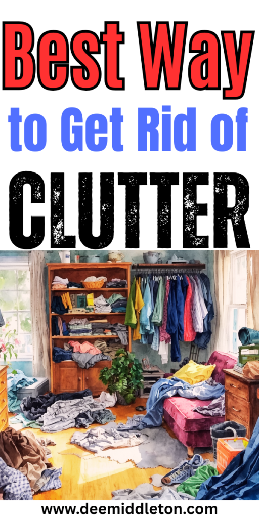 Best Way to Get Rid of Clutter - How To Get Rid Of StuffHow To Let Go Of StuffHow To DeclutterMinimalist Living TipsClutter SolutionsHousehold HelpOrganization StationDeclutter HomeGetting Rid Of Clutter