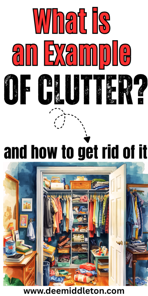 What is an Example of Clutter? - Types Of ClutterProfessional OrganizerMeaning of clutterDeclutterPsychology of clutterMeant To Bevisual clutterdeclutter your minddeclutter listsroom declutter lists