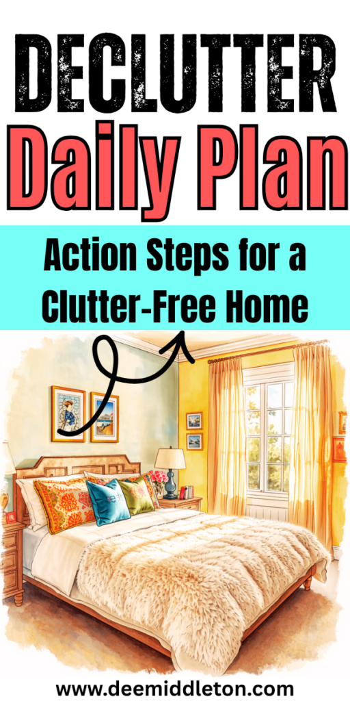 Declutter Daily Plan - Decluttering IdeasDeclutter Kids RoomDeclutter GarageDeclutter BathroomJunk Drawer OrganizingDeclutter ChecklistOrganizing ChallengesDeclutter ChallengeCraft Area