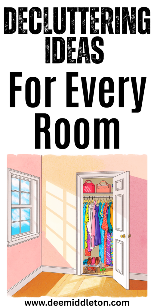 Decluttering Ideas For Every Room - Decluttering And OrganizingHome DeclutterDeep DeclutteringGet Rid Of Clutter OrganizingDeclutter And OrganizeHow To Start Decluttering Your HouseHow To Get Rid Of ClutterClear ClutterDeclutter A Room In 30 Minutes