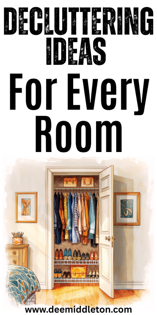 Decluttering Ideas For Every Room - Decluttering And OrganizingHome DeclutterDeep DeclutteringGet Rid Of Clutter OrganizingDeclutter And OrganizeHow To Start Decluttering Your HouseHow To Get Rid Of ClutterClear ClutterDeclutter A Room In 30 Minutes