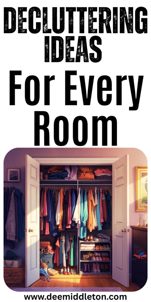 Decluttering Ideas For Every Room - Decluttering And OrganizingHome DeclutterDeep DeclutteringGet Rid Of Clutter OrganizingDeclutter And OrganizeHow To Start Decluttering Your HouseHow To Get Rid Of ClutterClear ClutterDeclutter A Room In 30 Minutes
