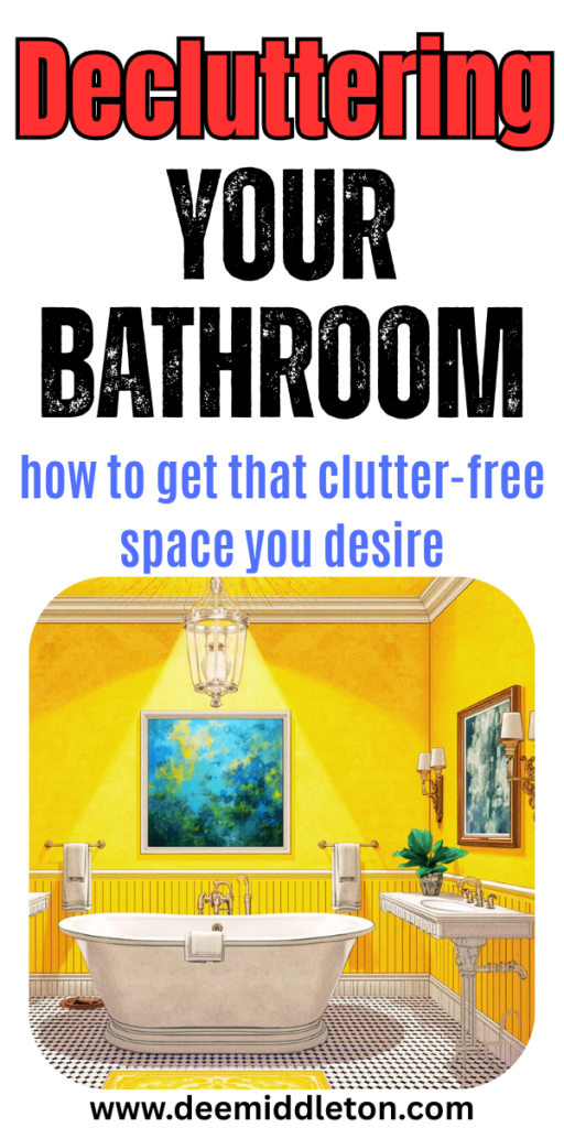 Decluttering Your Bathroom - Bathroom Decluttering Challenge GuideMinimalist Bathroom ChecklistList Of Things In The BathroomBathroom DeclutterHow To Declutter Your ShowerBathroom Drawer Decluttering GuideBathroom Decluttering GuideHow To Declutter BathroomDecluttering Bathroom