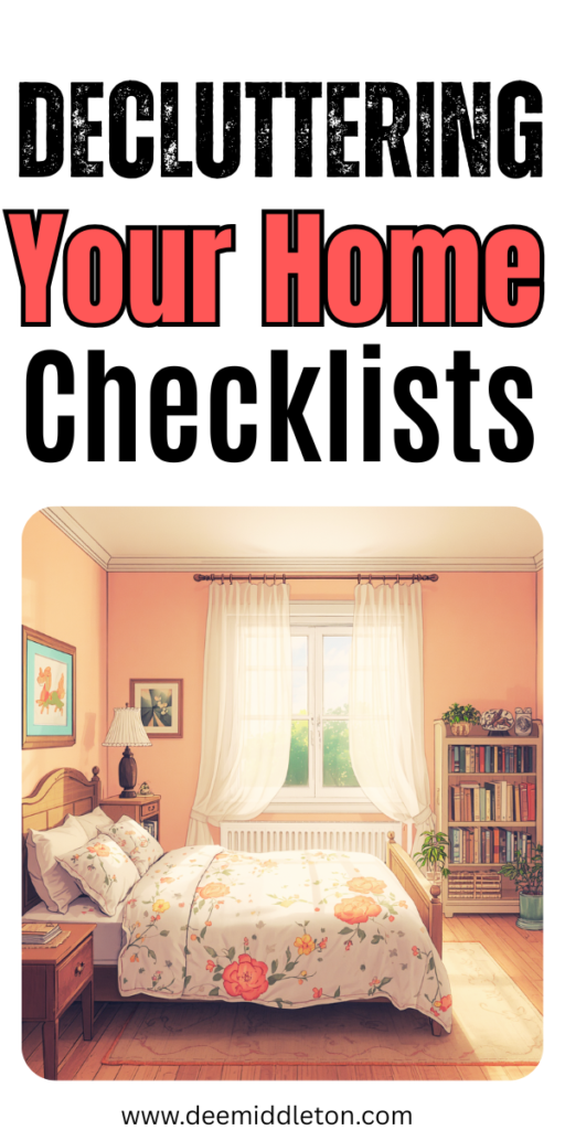 Decluttering Your Home Checklists - Home List ChecklistHouse List ChecklistDeclutter House ChecklistHome Declutter ChecklistDeclutter Home ChecklistKeep Or Toss ChecklistDeclutter Checklists30-day Decluttering Challenge Printable ChecklistDecluttering Checklists 