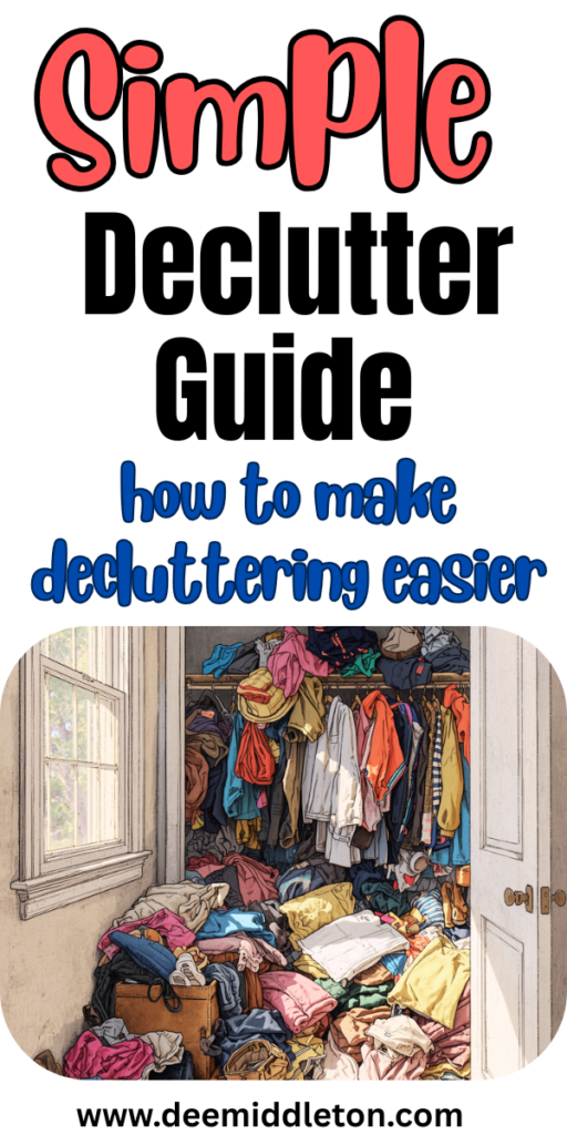 Simple Declutter Guide - Declutter ListHow To DeclutterDecluttering IdeasDeclutter ChecklistDeclutter ChallengeOrganization ListsHidden SpacesDeclutter Your LifeCleaning Organizing