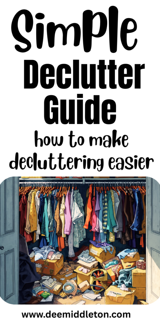 Simple Declutter Guide - Declutter ListHow To DeclutterDecluttering IdeasDeclutter ChecklistDeclutter ChallengeOrganization ListsHidden SpacesDeclutter Your LifeCleaning Organizing