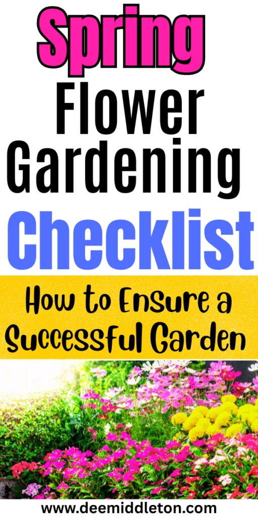 Spring Flower Gardening Checklist - Spring Garden Cleaning ChecklistSpring Gardening ChecklistSpring Garden Maintenance ChecklistSpring Garden ChecklistSpring Gardening Checklist Garden To Do ListGardening ChecklistSpring Outdoor ChecklistSpring Checklist