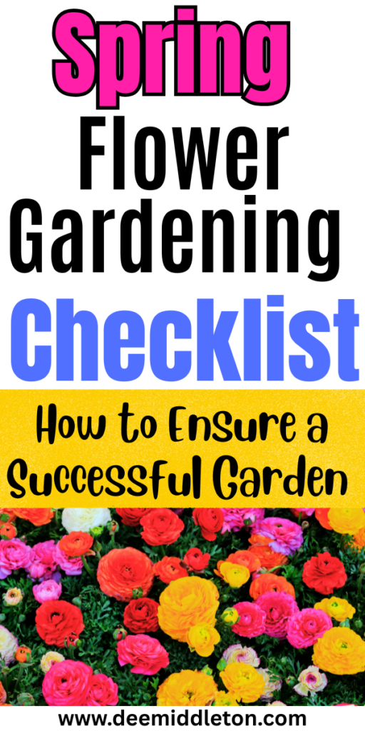 Spring Flower Gardening Checklist - Spring Garden Cleaning ChecklistSpring Gardening ChecklistSpring Garden Maintenance ChecklistSpring Garden ChecklistSpring Gardening Checklist Garden To Do ListGardening ChecklistSpring Outdoor ChecklistSpring Checklist