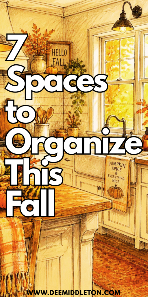 7 Spaces to Organize This Fall - Fall DeclutterSeptember Declutter ChallengeHow To Declutter Your Home In FallFall Decluttering IdeasHow To Declutter In FallFall Decluttering ChecklistFall Home Organization TipsSeasonal DeclutteringDeclutter In October