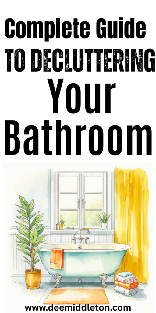 Complete Guide to Decluttering Your Bathroom - Cleaning And Decluttering HomeDeclutter And Clean HouseClean And Declutter HouseDeep Cleaning And Organizing HouseClean Declutter HouseDeep Clean And Declutter HouseClean And Tidy HomeYear-end Home Cleaning TipsCleaning Tips For Decluttering Your Home
