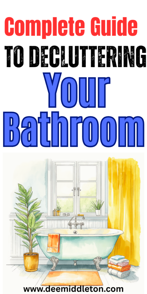 Complete Guide to Decluttering Your Bathroom - Cleaning And Decluttering HomeDeclutter And Clean HouseClean And Declutter HouseDeep Cleaning And Organizing HouseClean Declutter HouseDeep Clean And Declutter HouseClean And Tidy HomeYear-end Home Cleaning TipsCleaning Tips For Decluttering Your Home