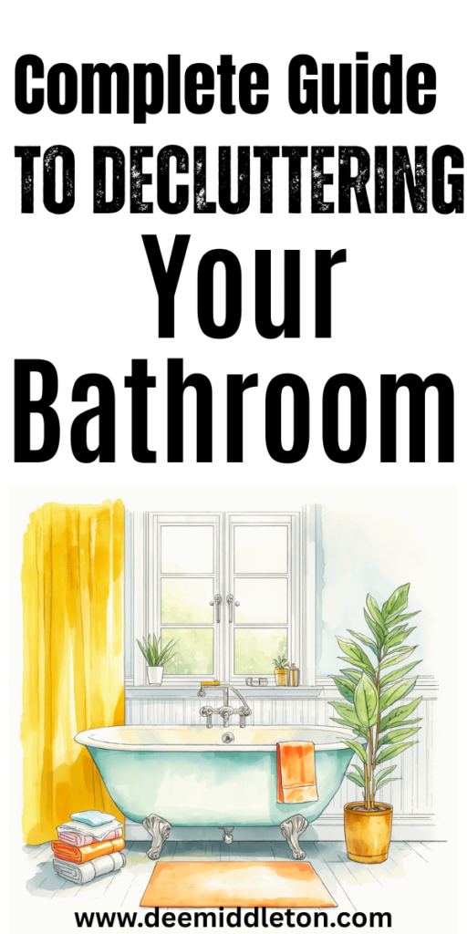 Complete Guide to Decluttering Your Bathroom - Cleaning And Decluttering HomeDeclutter And Clean HouseClean And Declutter HouseDeep Cleaning And Organizing HouseClean Declutter HouseDeep Clean And Declutter HouseClean And Tidy HomeYear-end Home Cleaning TipsCleaning Tips For Decluttering Your Home