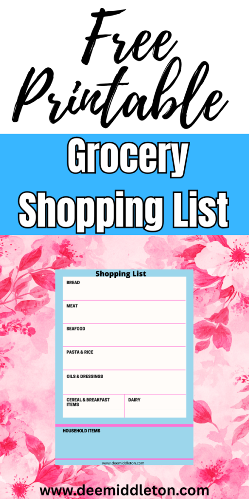 Free Printable Grocery Shopping List - Grocery Shopping ListsGrocery Shopping ListPrintable Grocery List FreeGrocery List IdeasBlank Grocery List Printable FreeGrocery Shopping List Printable FreeGrocery List Template PdfGrocery List Templates Printable FreePrintable Grocery List Template Free