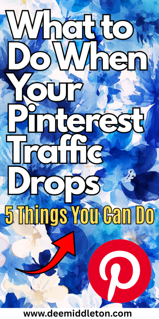 What to Do When Your Pinterest Traffic Drops - How To Increase Pinterest TrafficHow To Increase Blog Traffic On PinterestPinterest StatsHow To Make Money On Pinterest With A BlogPinterest SchedulerHow To Use Pinterest To Drive Traffic To Your BlogPinterest TutorialsHow To Get Traffic From PinterestPinterest Tools