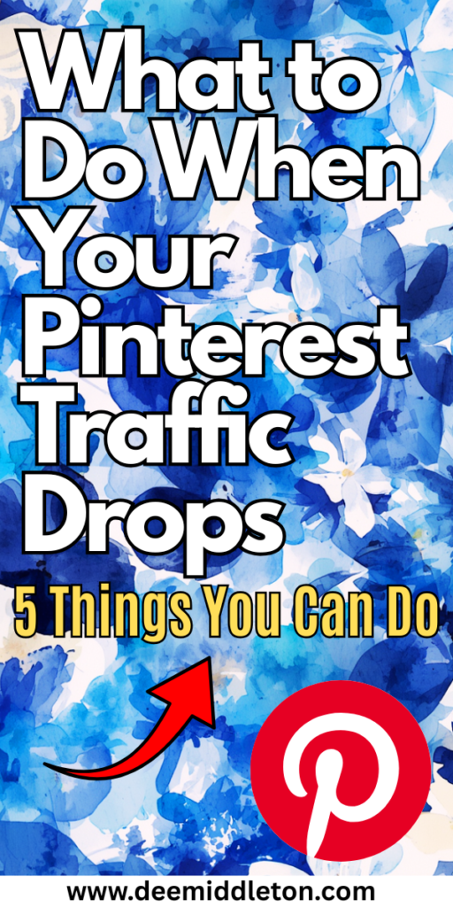 What to Do When Your Pinterest Traffic Drops - How To Increase Pinterest TrafficHow To Increase Blog Traffic On PinterestPinterest StatsHow To Make Money On Pinterest With A BlogPinterest SchedulerHow To Use Pinterest To Drive Traffic To Your BlogPinterest TutorialsHow To Get Traffic From PinterestPinterest Tools