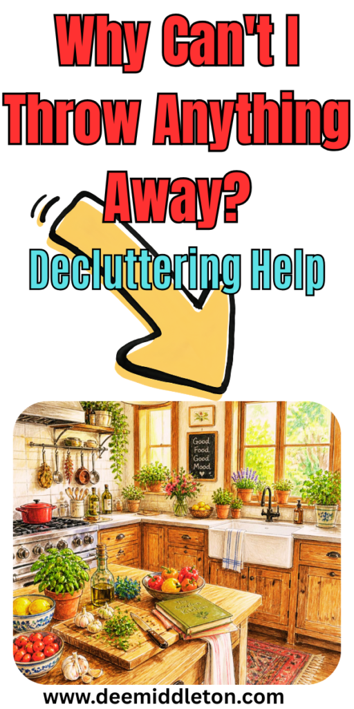 Why Can't I Throw Anything Away? - Decluttering helpDeclutterDeclutter your lifeDecluttering listDecluttering checklistList of things to declutter clutter controlKonmari MethodClutter FreeEverything ChangesDo EverythingPractical AdviceHow To Better YourselfDeclutter