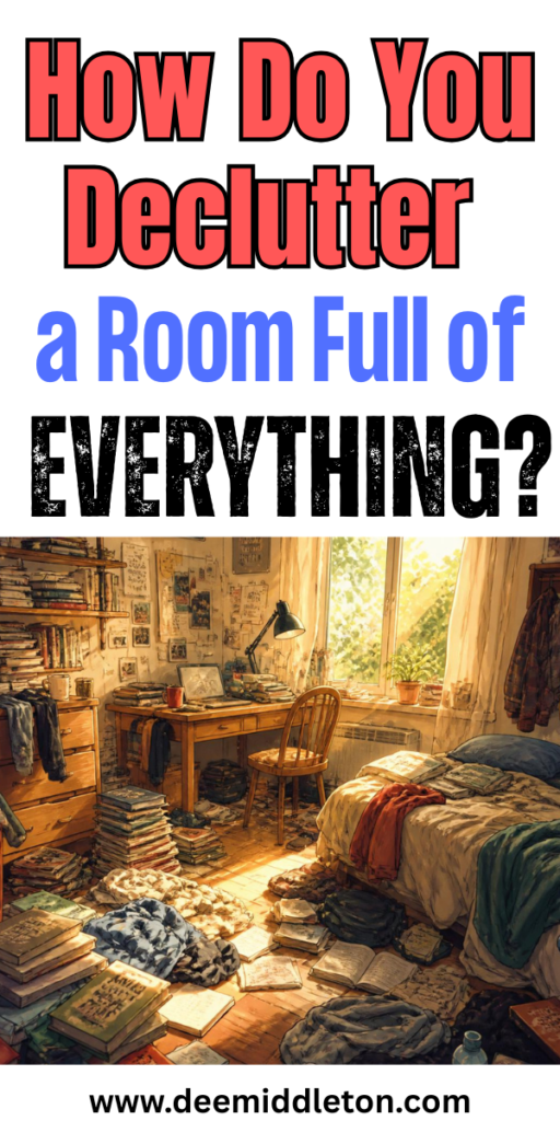 How Do You Declutter a Room Full of Everything? - Declutter EverythingDoom Piles MeaningDeclutter Your RoomDeclutter My RoomDisorganized RoomRuthless DeclutteringEasy House Cleaning ScheduleOverwhelming ClutterWhat Nobody Else Is Telling You About Decluttering