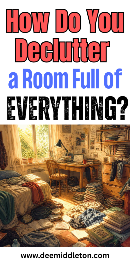 How Do You Declutter a Room Full of Everything? - Declutter EverythingDoom Piles MeaningDeclutter Your RoomDeclutter My RoomDisorganized RoomRuthless DeclutteringEasy House Cleaning ScheduleOverwhelming ClutterWhat Nobody Else Is Telling You About Decluttering