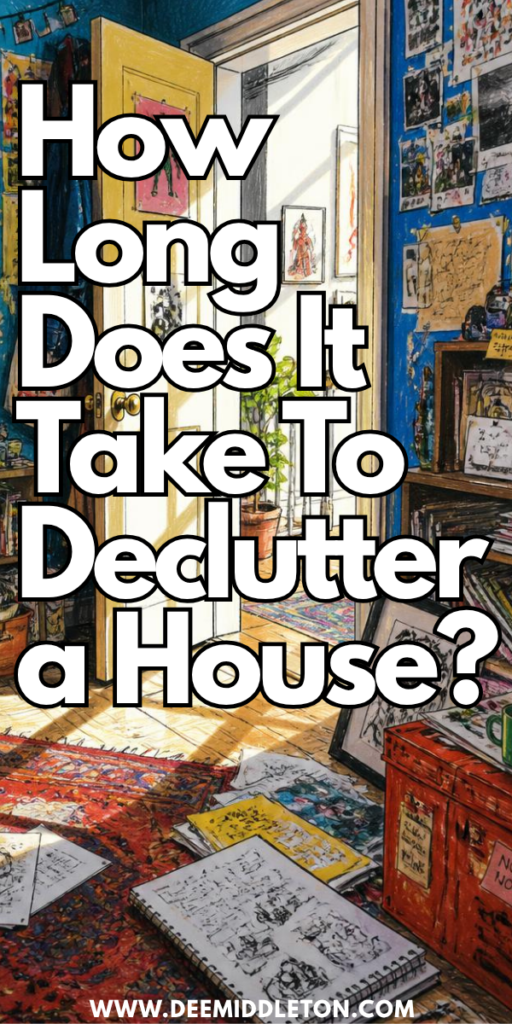 How Long Does It Take To Declutter a House? - How To Clean Large Spaces EfficientlyDeclutter Whole HouseHow Long Does It Take For Things To DecomposeHow To Declutter Your House Like You're MovingWhole House DeclutterHow To Organize Home Renovation TasksHow To Clean Large Quantities EfficientlyHow To Declutter A Room In 1 HourHow To Keep A Big House Clean