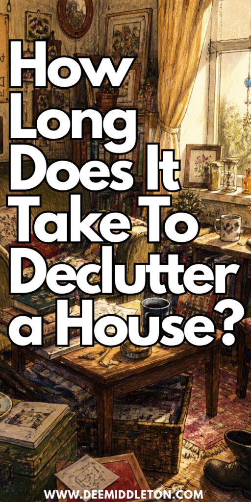 How Long Does It Take To Declutter a House? - How To Clean Large Spaces EfficientlyDeclutter Whole HouseHow Long Does It Take For Things To DecomposeHow To Declutter Your House Like You're MovingWhole House DeclutterHow To Organize Home Renovation TasksHow To Clean Large Quantities EfficientlyHow To Declutter A Room In 1 HourHow To Keep A Big House Clean